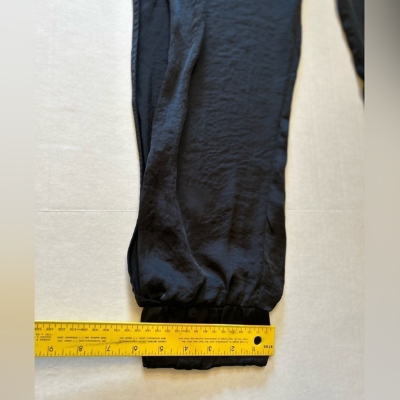 Adore Me women’s black jogger pajama lounge wear pants with slit sides Sz-M. U17 - Picture 6 of 11